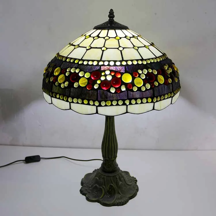 Abajur Tiffany Joias do Vitral 60cm
