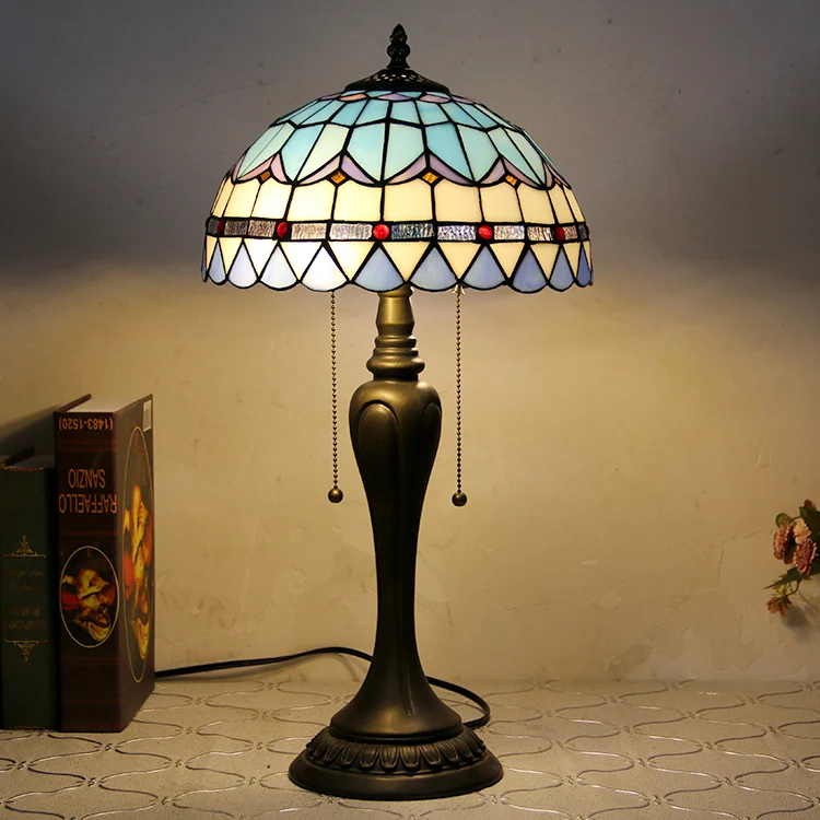 Abajur Tiffany Mosaico Criativo 58cm