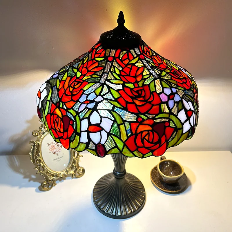 Abajur Tiffany Florescer 60cm