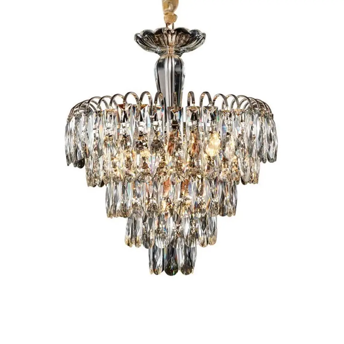 Lustre Veneza Cúpula de Cristal