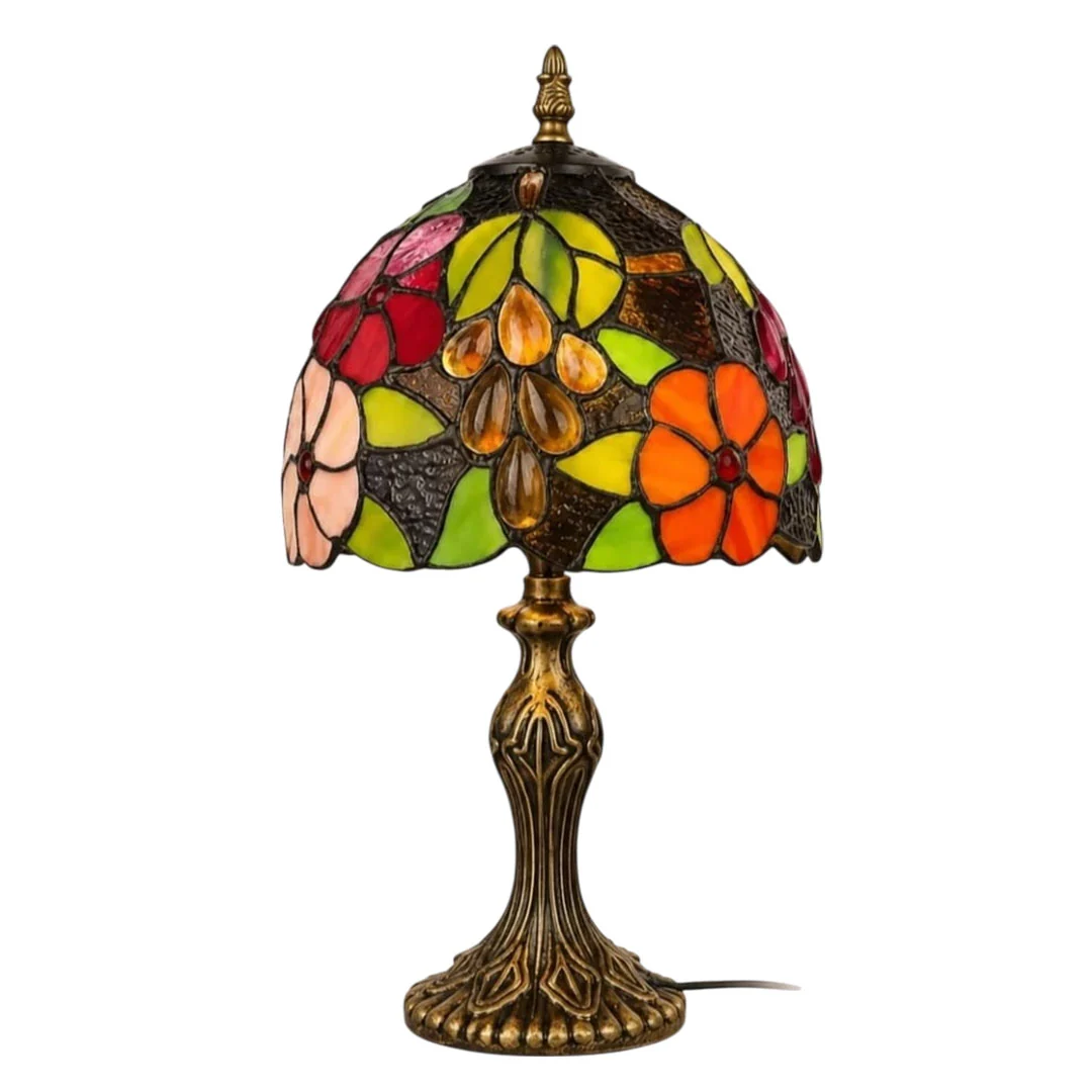 Abajur Tiffany Toscana Vitral 38cm