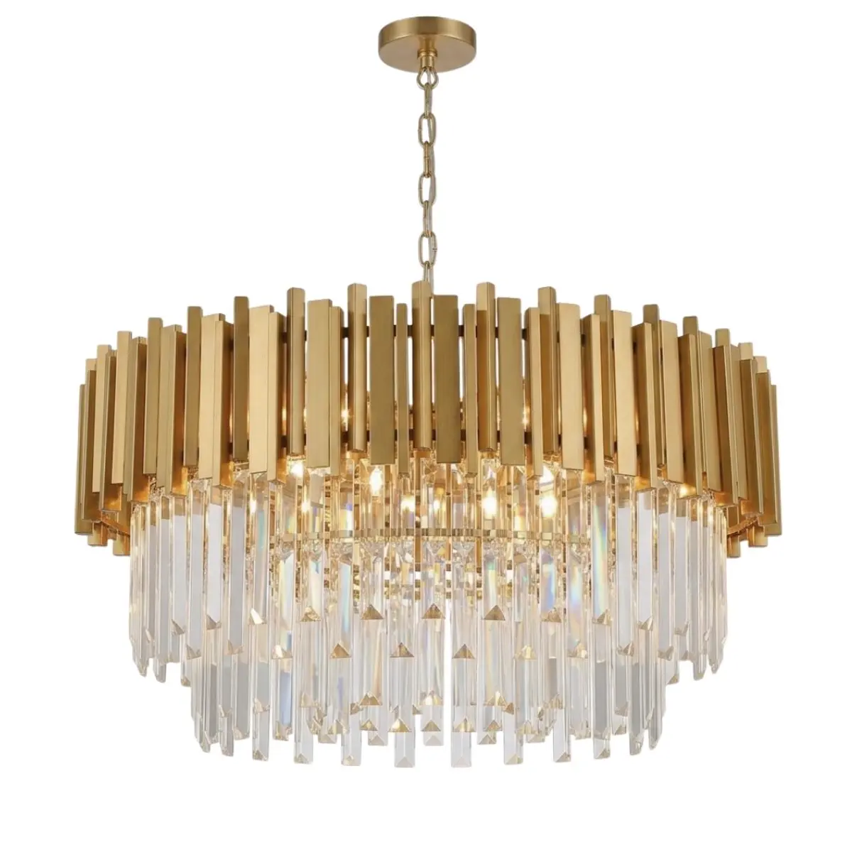 Lustre Nórdico Estocolmo Cristal