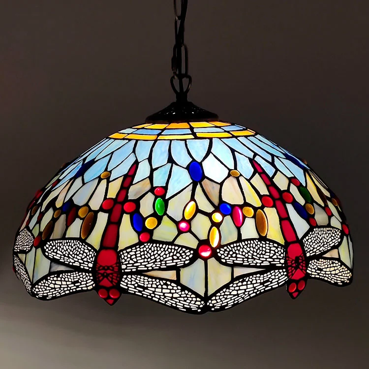 Pendente Tiffany Campestre Libélula 41cm