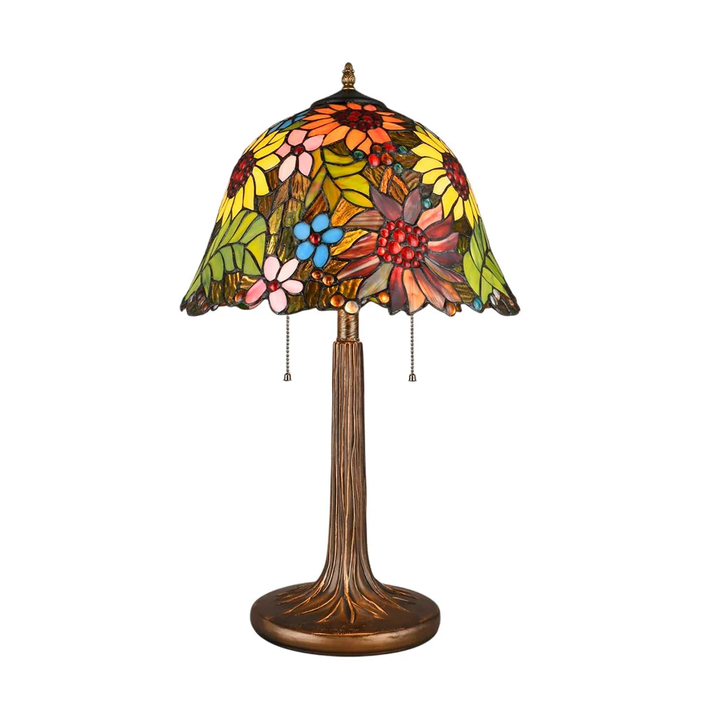 Abajur Tiffany Real Vitral 65cm
