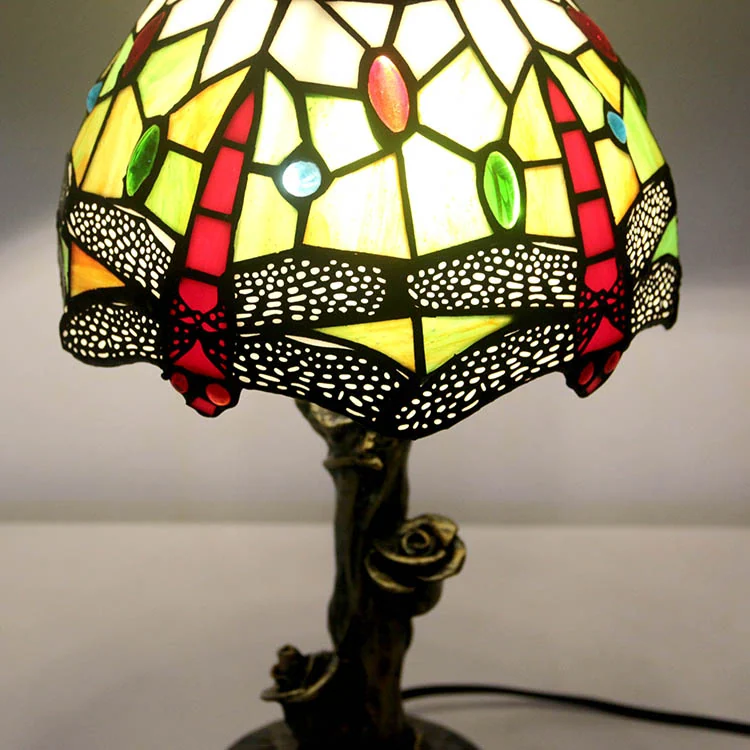 Abajur Tiffany Libélula Encantada 36cm