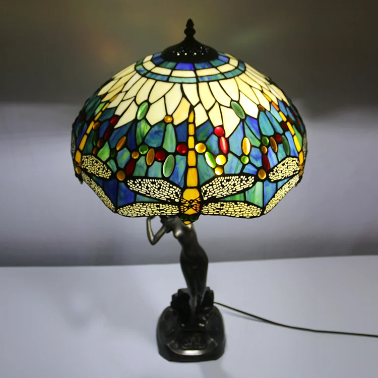 Abajur Tiffany Esplendor da Libélula 72cm
