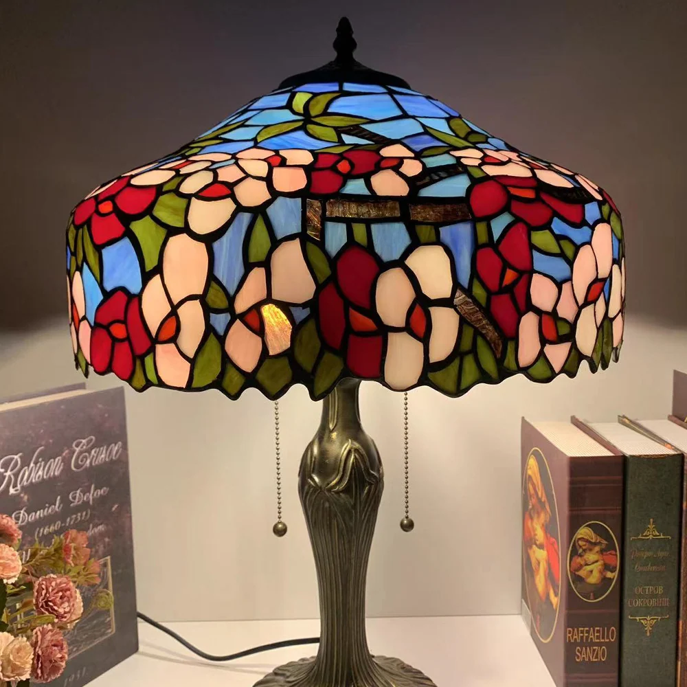 Abajur Tiffany Flor de Campo 58cm