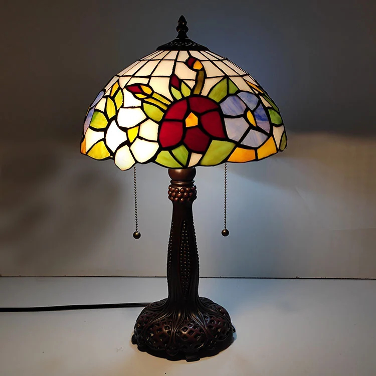 Abajur Tiffany Floralis 56cm