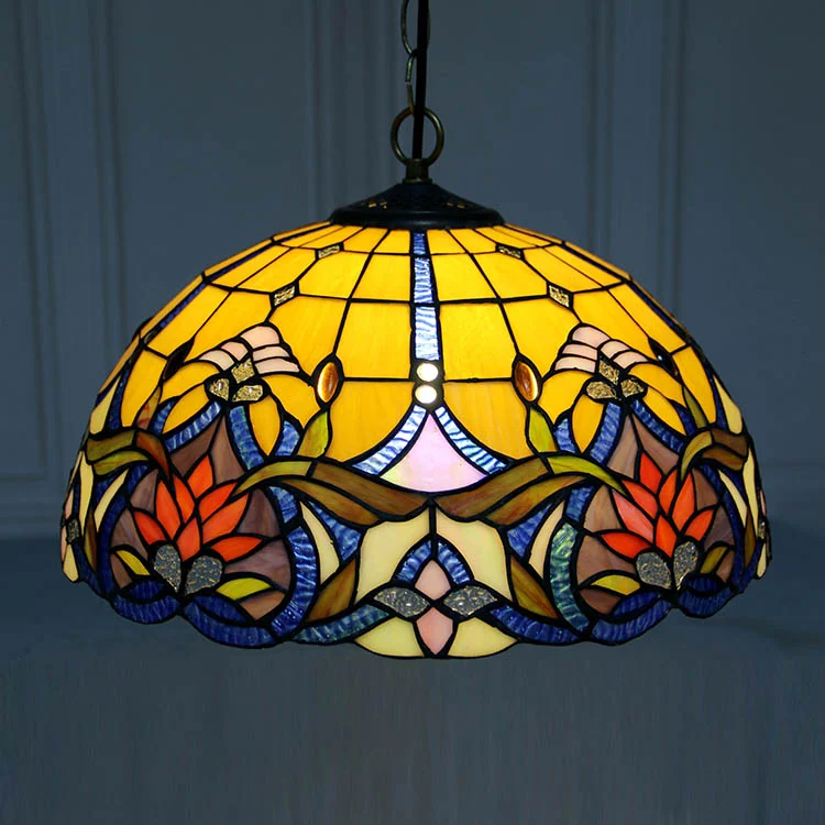 Pendente Tiffany Flora Graciosa 80cm