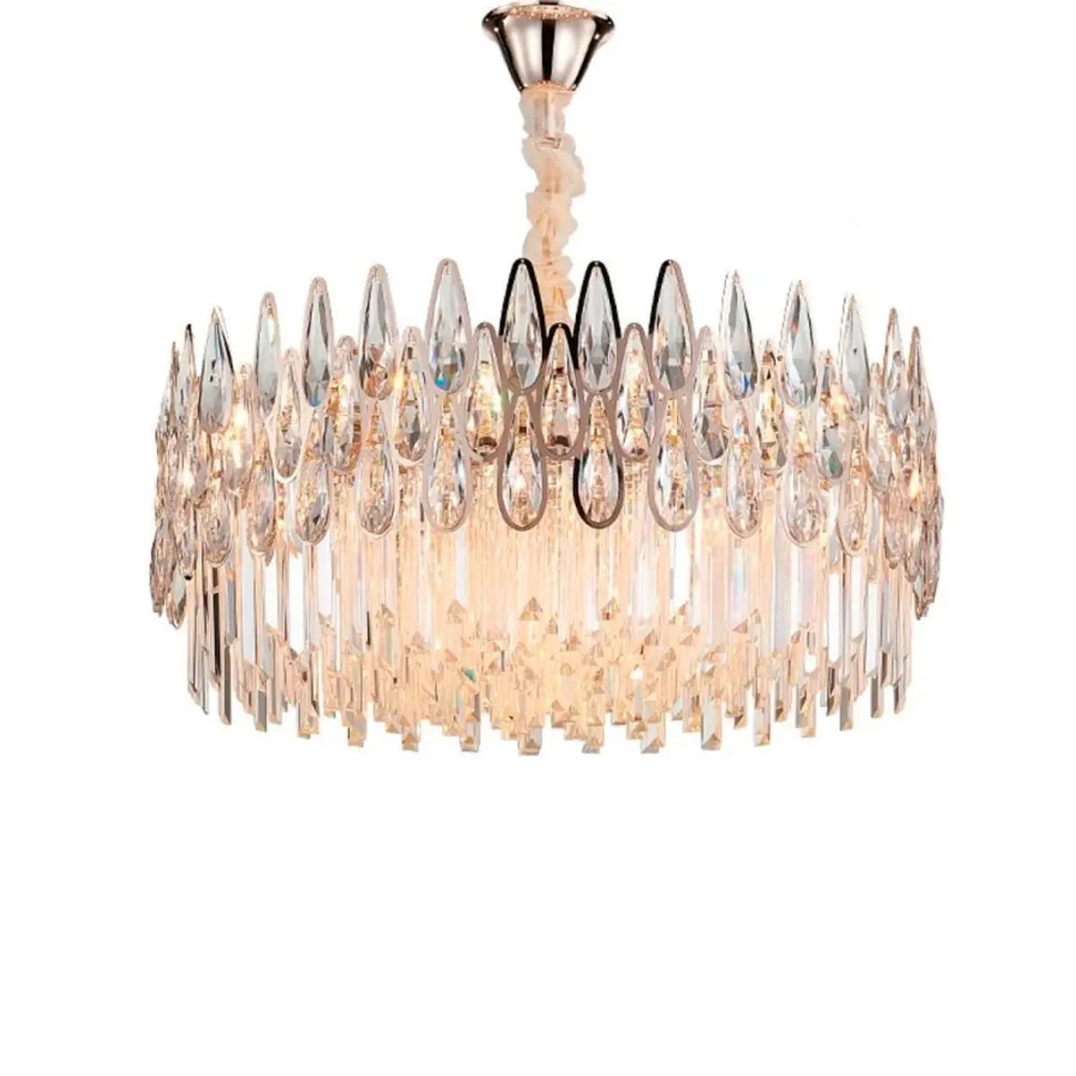 Lustre Orquídea Malásia Cristal