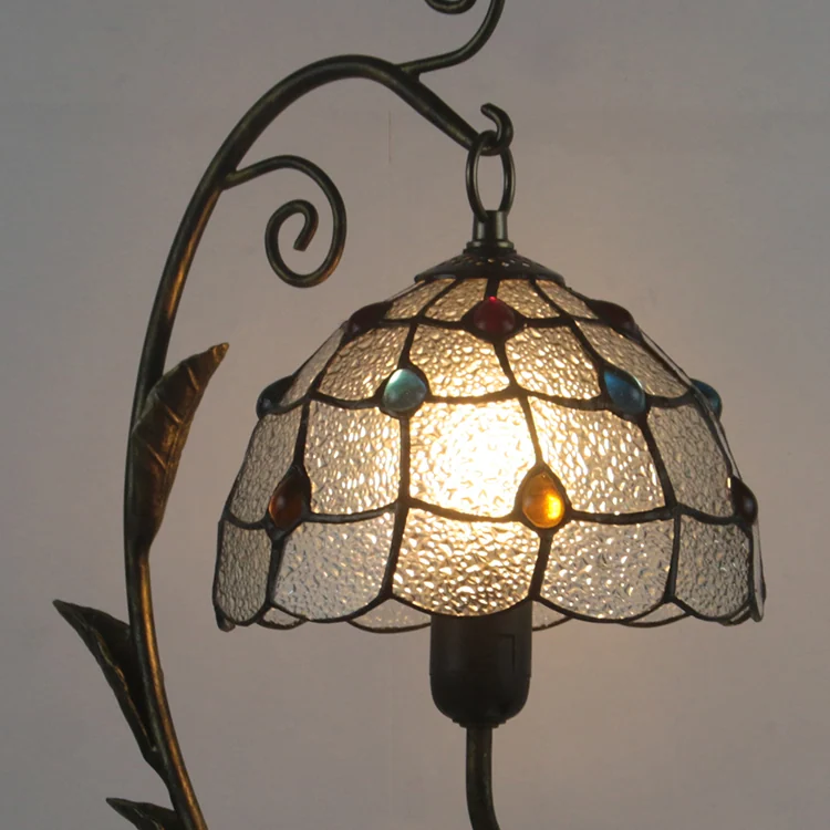 Abajur Tiffany Contas Multicolor 60cm