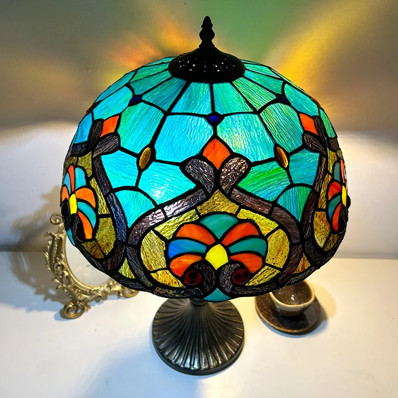 Abajur Tiffany Esmeralda 60cm