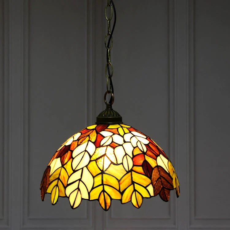 Pendente Tiffany Folhagem 80cm