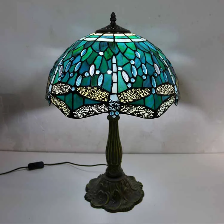 Abajur Tiffany Libélula Encantada 60cm