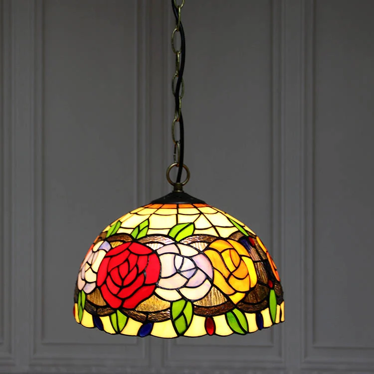 Pendente Tiffany Rosário 80cm