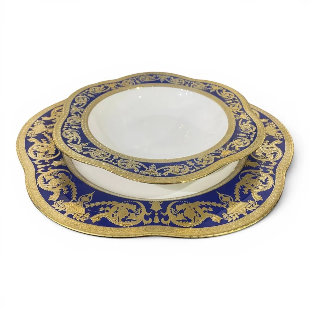 Aparelho de Jantar Azul Império 32 Peças
