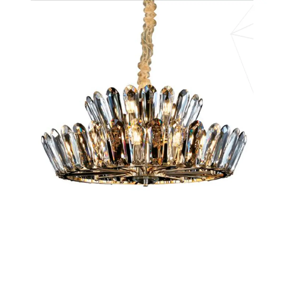 Lustre Karina Anéis de Cristal