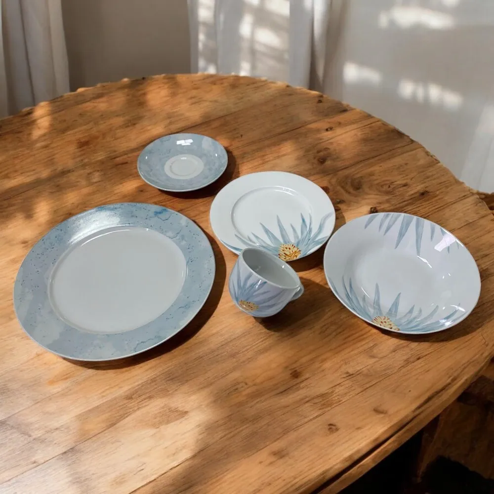 Aparelho de Jantar La Belle 30 Peças em ambiente decorado