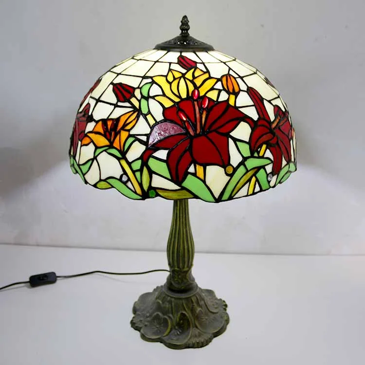 Abajur Tiffany Aurora 60cm