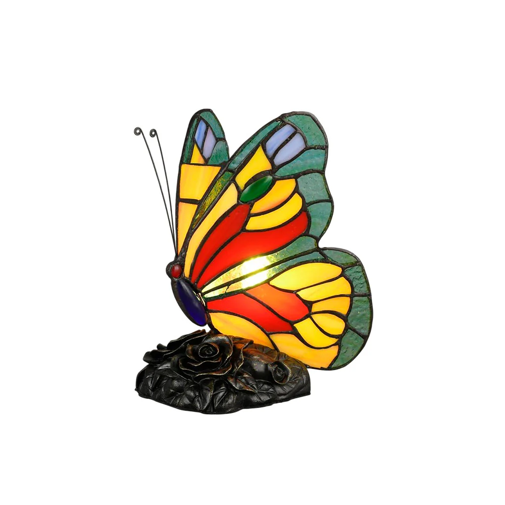 Abajur Tiffany Borboleta Mini 21cm