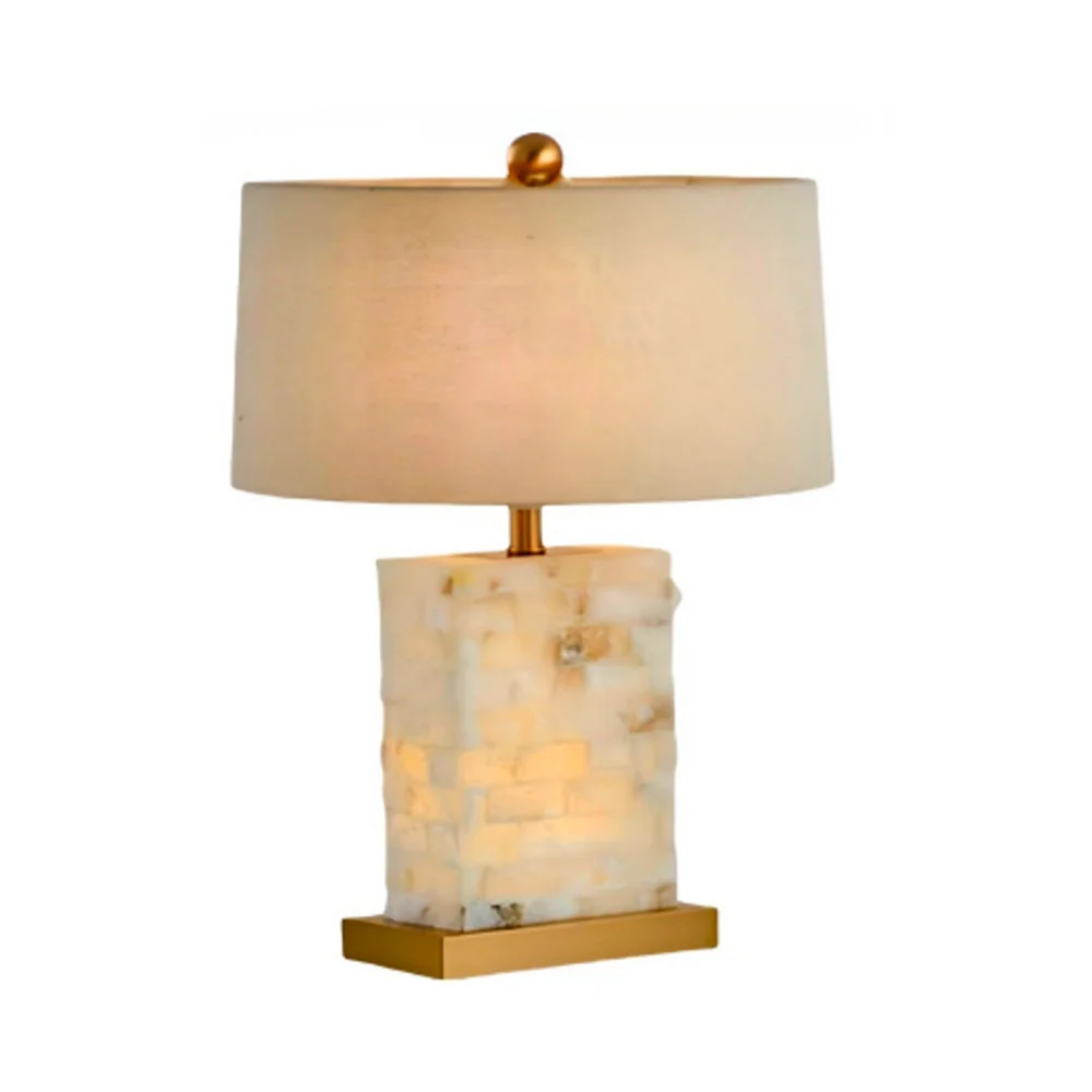 Abajur Versalhes Mármore & Metal 65cm